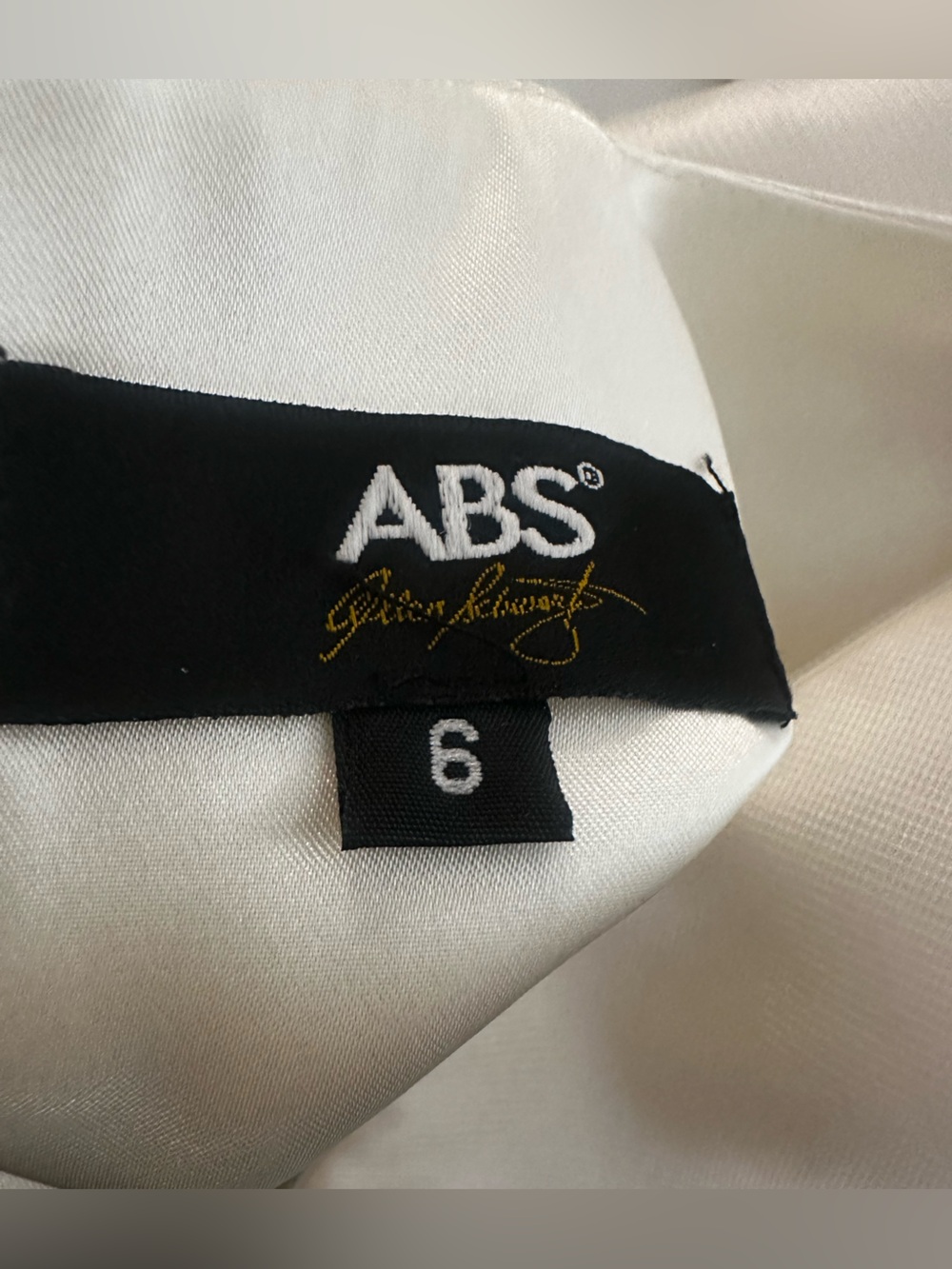 ABS by Allen Schwartz Navy & White Striped Fit & Flare Dress Size - Picture 7 of 10